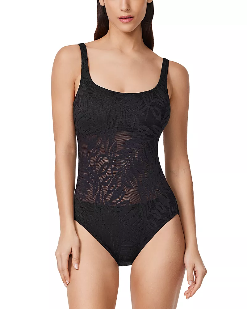 Profile by Gottex Skyfall Round Neck One Piece Swimsuit