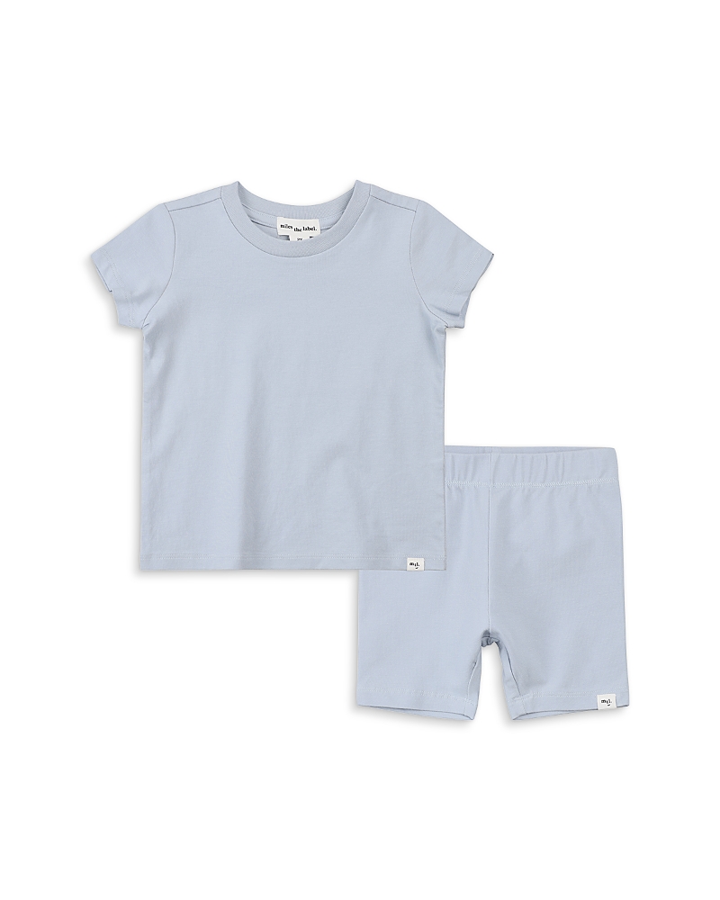 Miles The Label Unisex Miles Basics Tee & Shorts Set - Baby