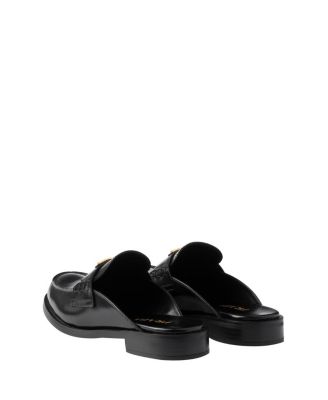  Women's Brushed Leather Mules