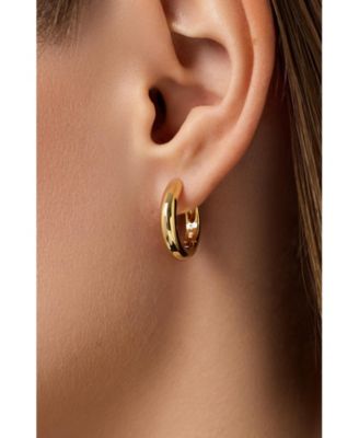 Giulia Medium Gold Hoop Earrings