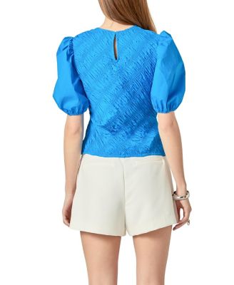 Women's Asymmetrical Smocked Top