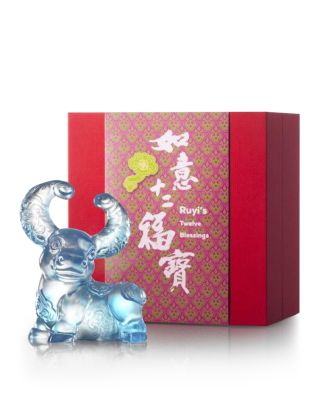 Ruyi's Twelve Blessings - Daring Bull Zodiac Crystal Figurine