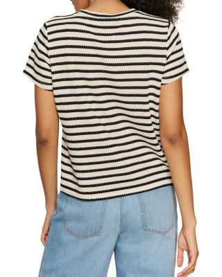 Perfect Textured Striped Tee