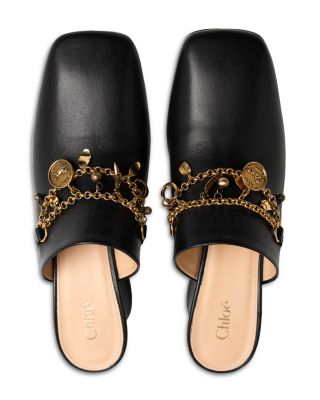 サンダル・ミュール Chloe Charm Heeled Mules Chloé Women's Charms Mules | Bloomingdale's