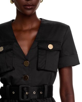 Ezra Peplum Hem Safari Top