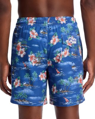 Sano Tropical Print  6.5&amp;quot; Swim Trunks