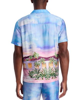 Le Club Bond Slim Fit Camp Shirt  