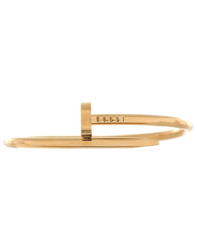 Pre-owned Pre-owned Cartier Cartier Classic Juste Un Clou Bracelet 18k Gold