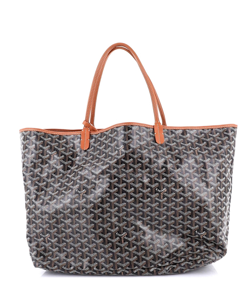Pre-owned Pre-owned Goyard Goyard Gm Saint Louis Tote Coated Canvas In Brown