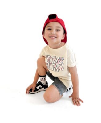 Boys' Home Run Patch Short Sleeve T-Shirt - Baby, Little Kid, Big Kid
