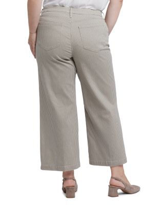 Teresa Wide Leg Ankle Jeans in Optic White