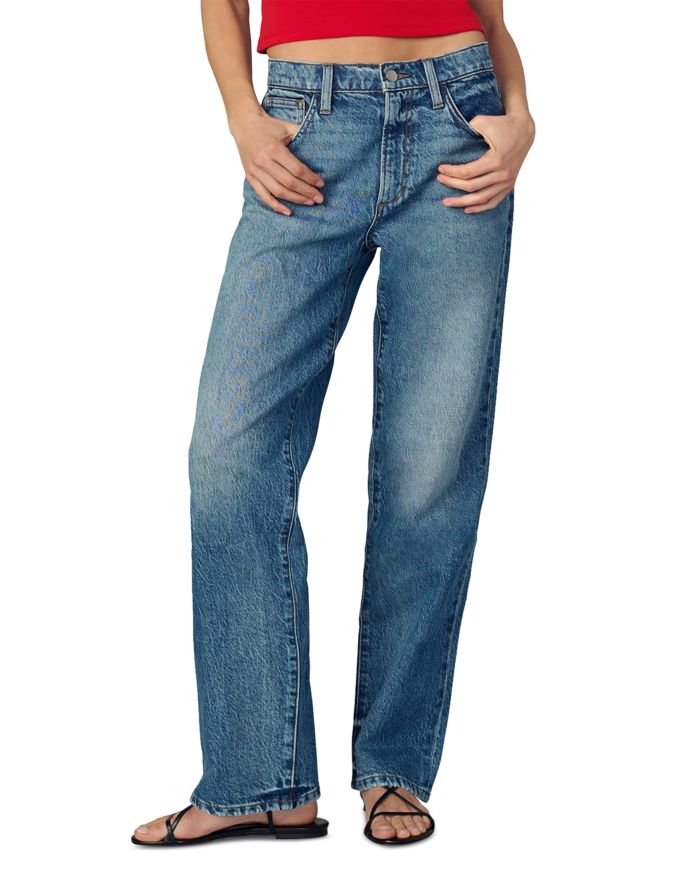 The 90s Niki High Rise Straight Jeans Aglow