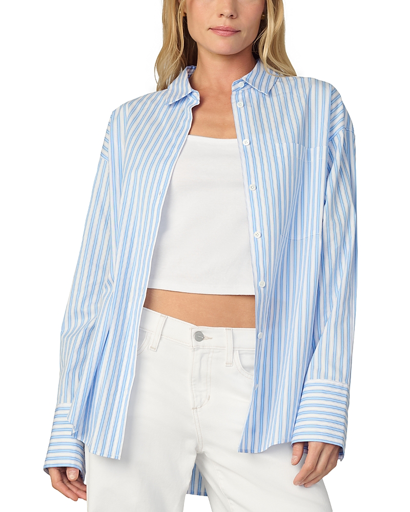 Joe's Jeans The Boyfriend Button Down Shirt In Blue