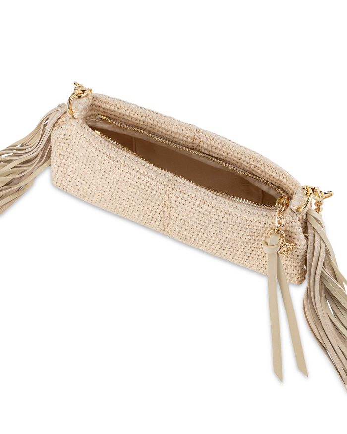 Miss M Raffia Look Clutch