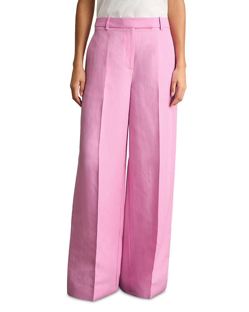 Reiss Raine Pleated Wide Leg Pants