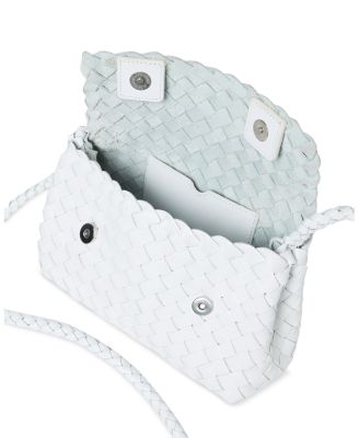 Vinnie Mini Woven Leather Crossbody