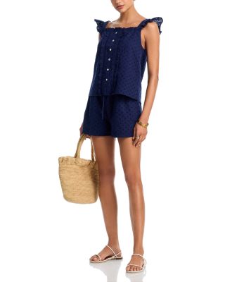 AQUA - Eyelet Tank & Eyelet Shorts - Exclusive