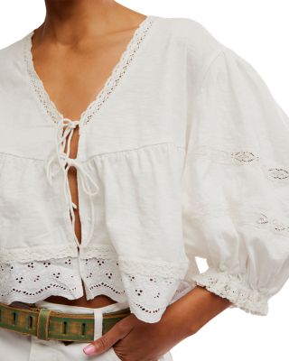 Bowie Embroidered Reversible Top