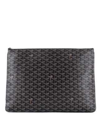 Pre-Owned Goyard - GM Senat Zip Pouch Coated Canvas
