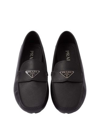 Men's Saffiano Leather Driver Loafers
