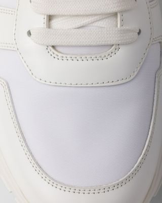  Men's Prax 01 Re-Nylon and Brushed Leather Sneakers