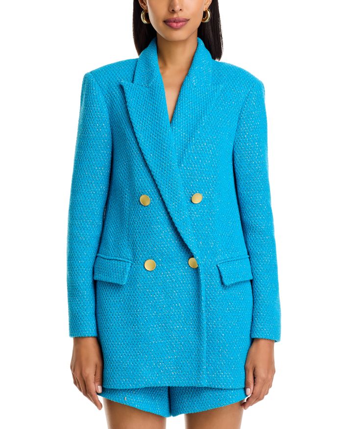 Riva Knit Double Breasted Blazer