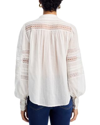 Keira Lace Trim Blouse