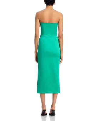 Keiky Satin Midi Dress