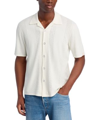 rag & bone - Zuma Pointelle Avery Short Sleeve Shirt