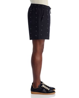 Embroidered Camp Shirt & Shorts Set