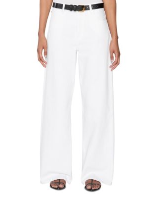 FRAME - The Loose Wide Leg Jeans in White
