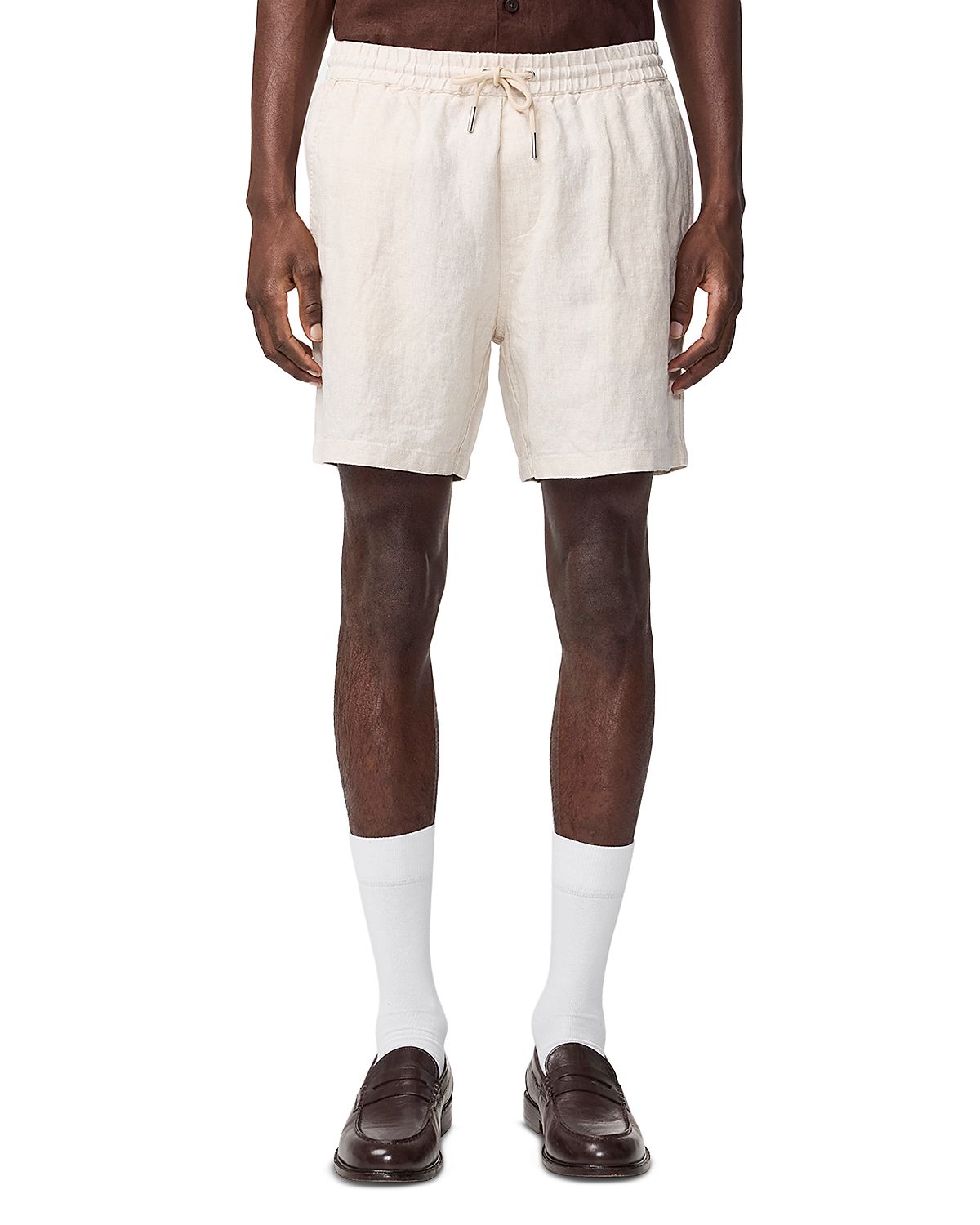 NN07 Gregor 1454 Relaxed Fit Linen Shorts