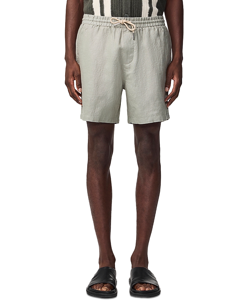 Nn07 Gregor 1454 Relaxed Fit Linen Shorts