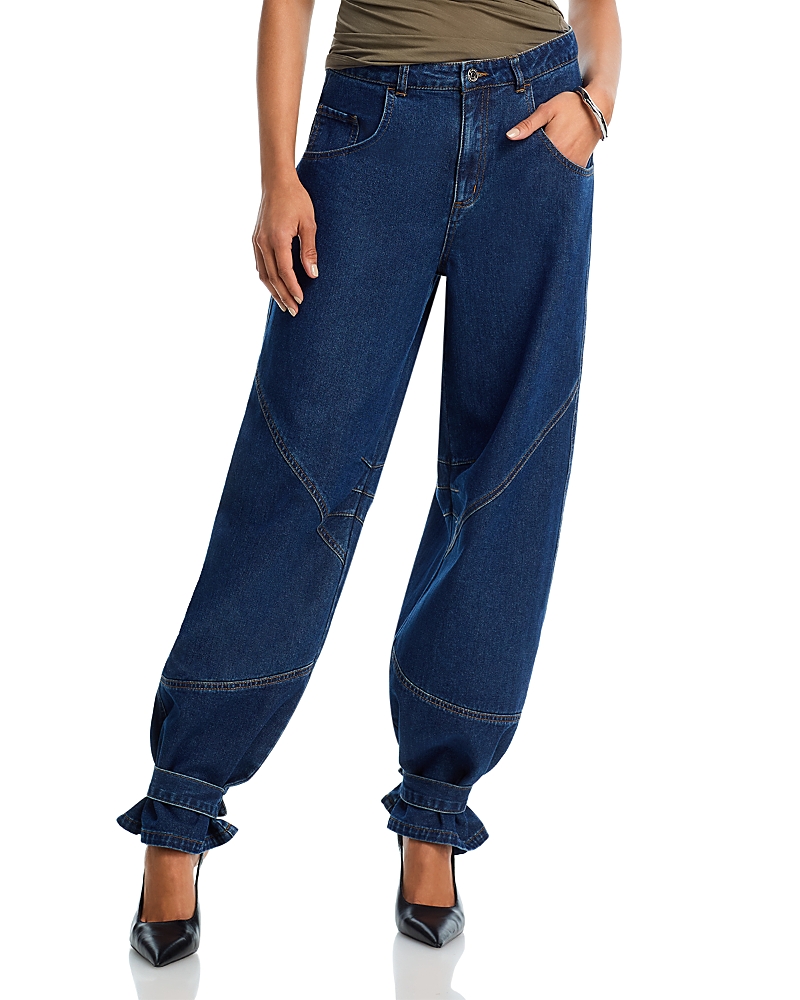 Steve Madden Tre High Rise Jeans in Dark Blue