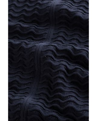 Gustav 6636 Regular Fit Short Sleeve Zip Front Sweater  