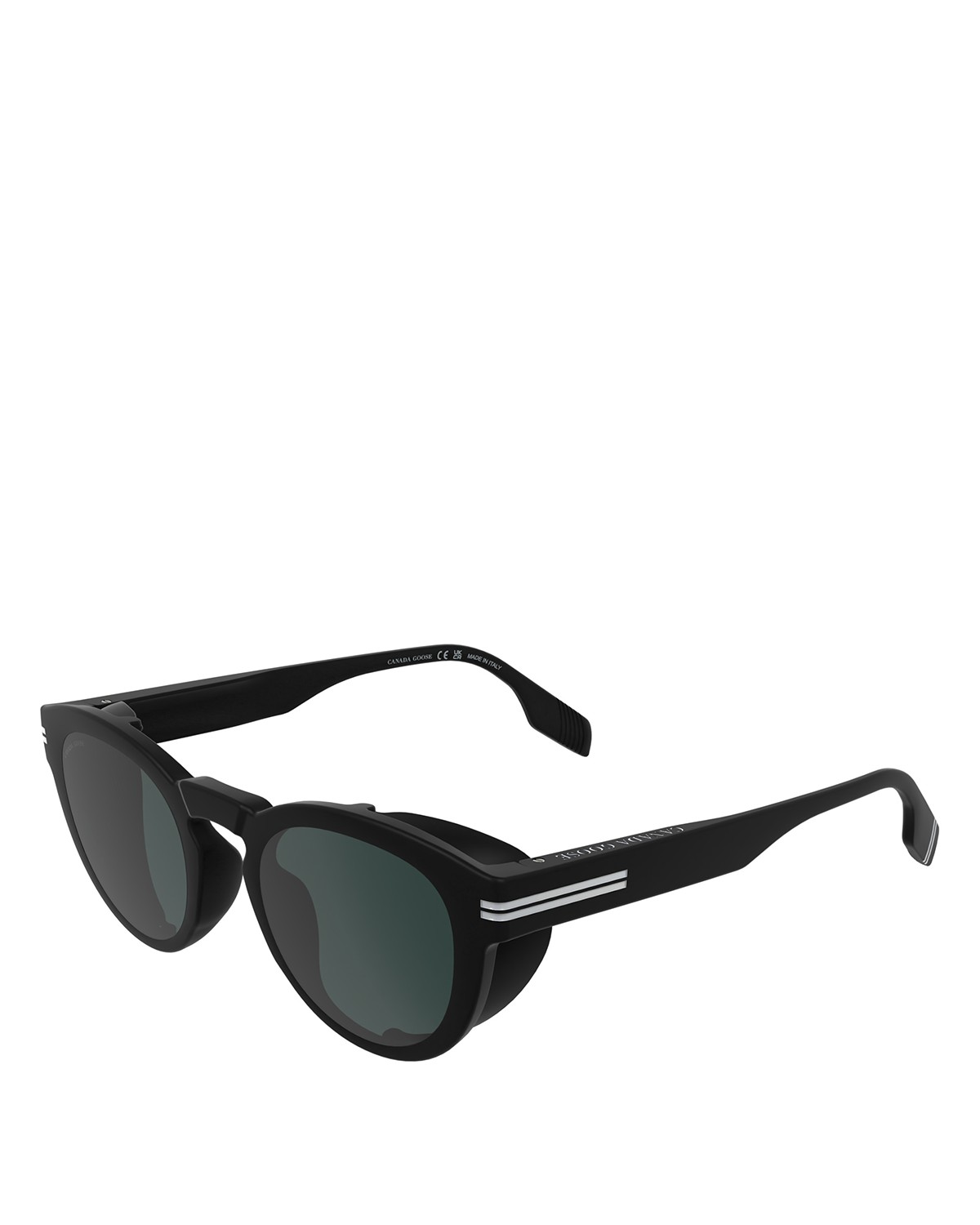 Canada Goose Round Sunglasses, 51mm in Matte Black