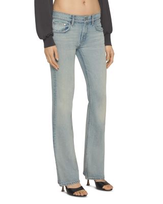 Maria Mid Rise Bootcut Jeans in Vintage Mirage