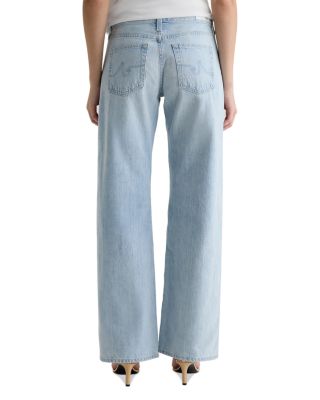 Adria Low Rise Wide Leg Jeans in Sunfaded