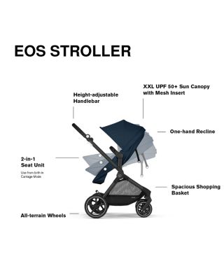 EOS 5-in-1 Travel System Stroller + Lightweight Aton G Infant Car Seat