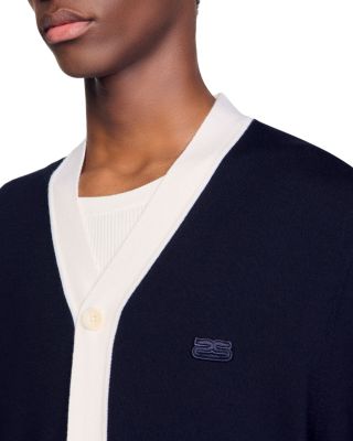 Colorblocked Cardigan Sweater