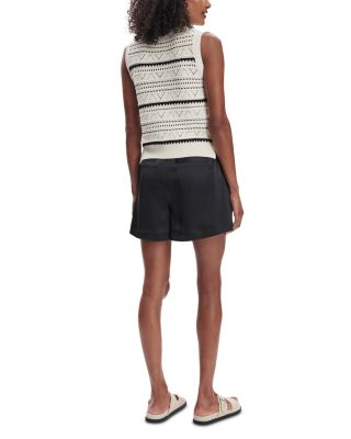 Athena Pointelle Sleeveless Sweater