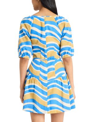 Puff Sleeve Mini Dress