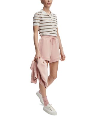 Faustine Striped Polo Top