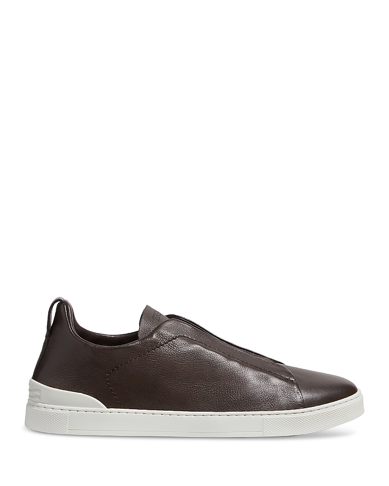 Zegna Men's Triple Stitch Secondskin Sneakers