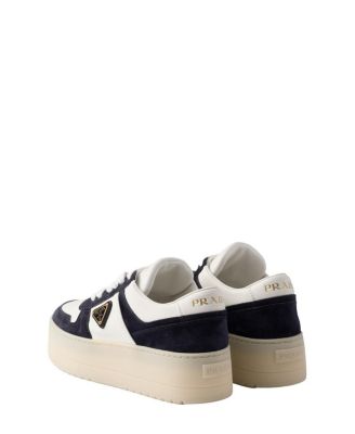  Women's Downtown Bold Nappa Leather and Suede Sneakers