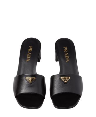 Women's Saffiano Patent Leather Sandals