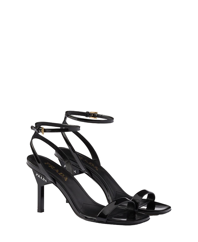 Prada Sandali Ankle Strap Sandal In Black