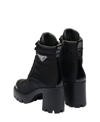 Women's Re-Nylon and Leather Booties