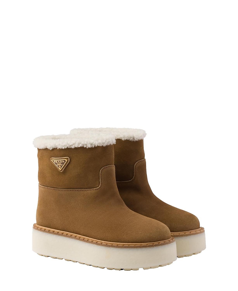 Prada Women's Suede Booties