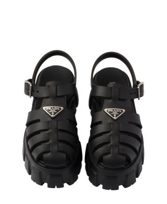  Women's Rubber Monolith Sandals